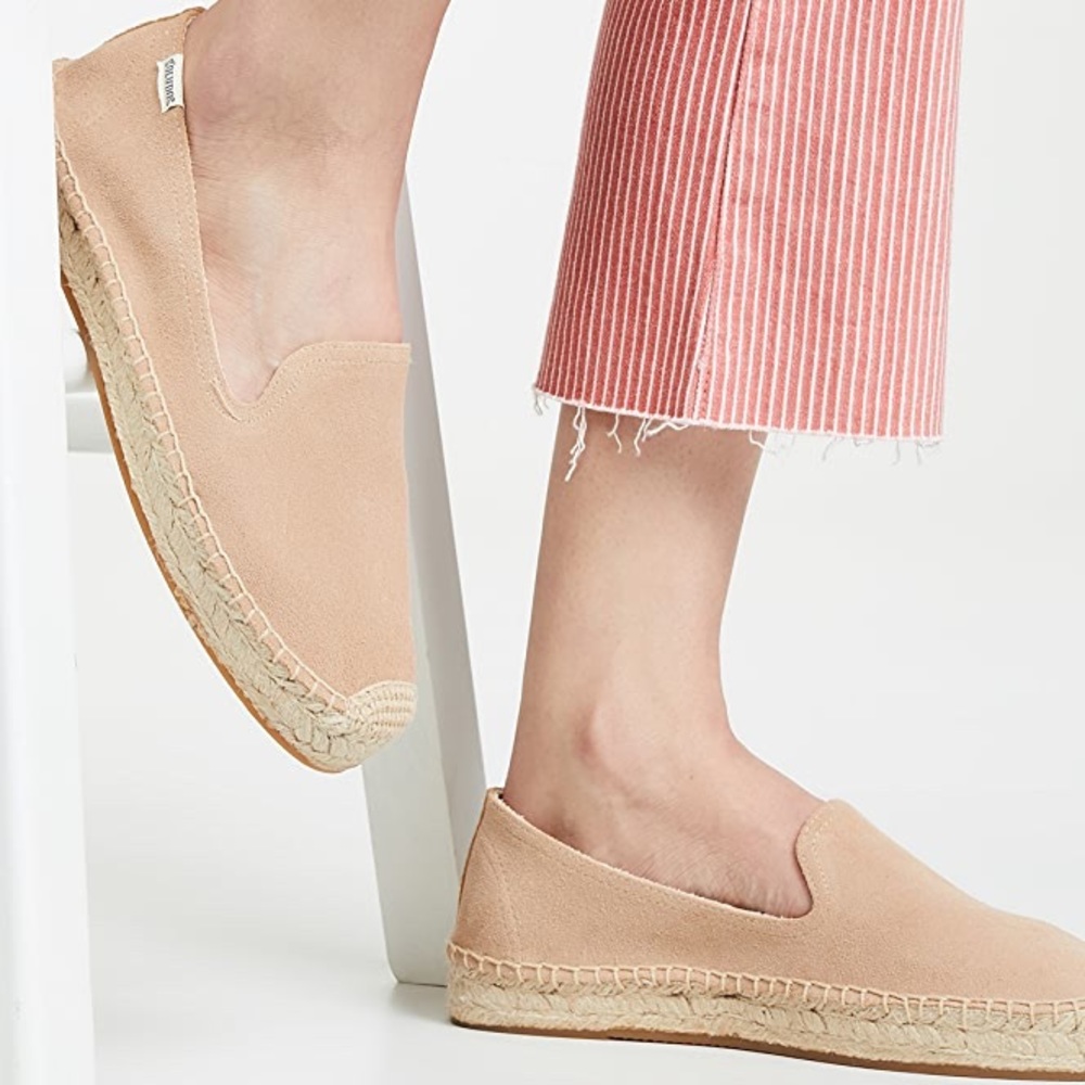 Soludos Platform Smoking Slipper Shoe Safari